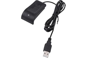 Asixxsix USB Fingerprint Reader, 360 Degree Touch Speedy Matching Biometric Fingerprint Scanner PC Dongle PasswordsFree Opera