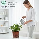 KORAD Wood Large Flower Indoor Plant Pot with Saucer 26 cm 10.2 in view 5