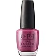 OPI Nail Lacquer A-Rose at Dawn…Broke by Noon | Opaque Deep Purple Shimmer Chip Resistant Nail Polish | Vegan, Fast Drying, Streak Free