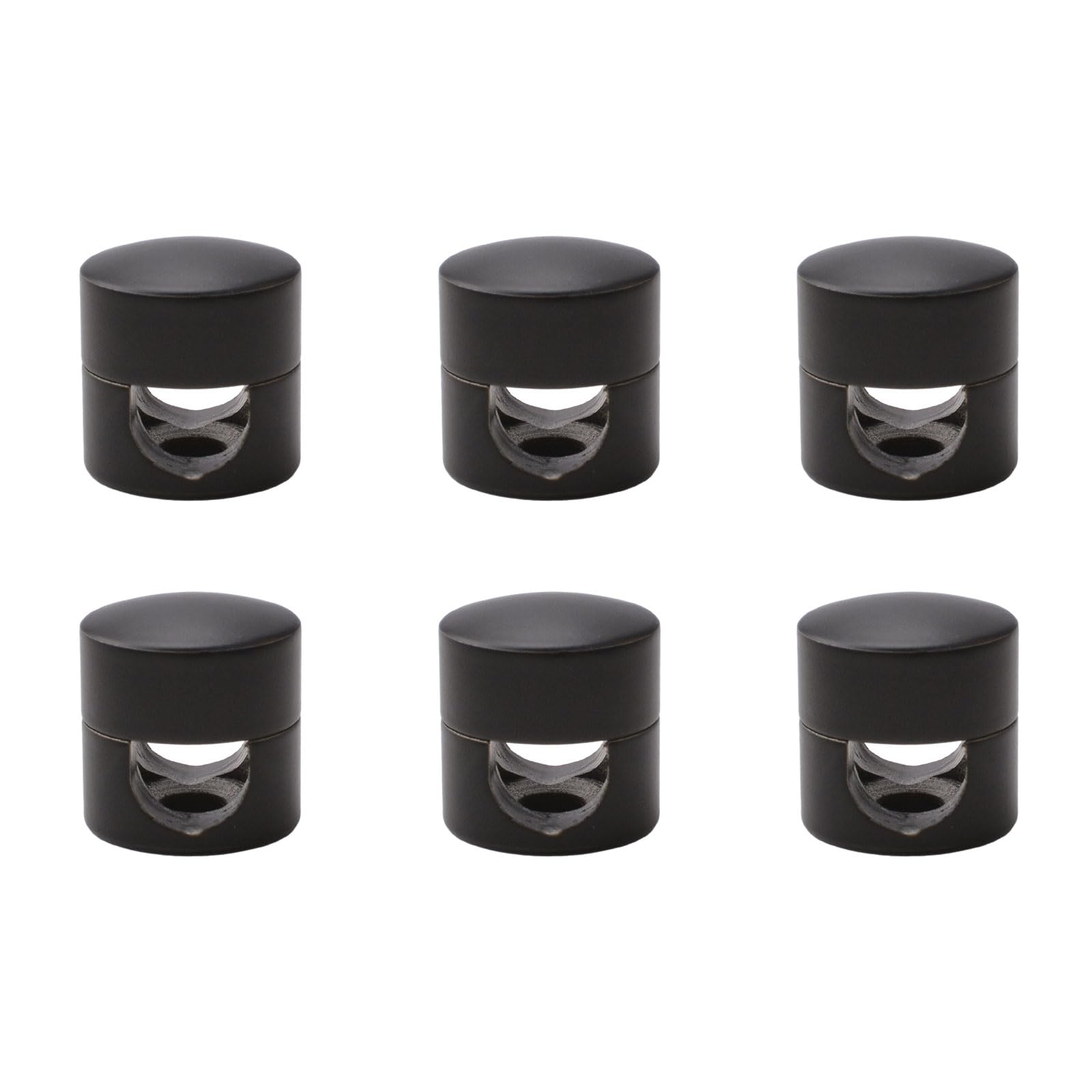 INCREWAY Swag Hook for Chandelier Ceiling Lights Cable, 6PCS Lamp Hook for Fabric Electrical Cord Cable Hanging Pendant Lighting Fixtures, Black