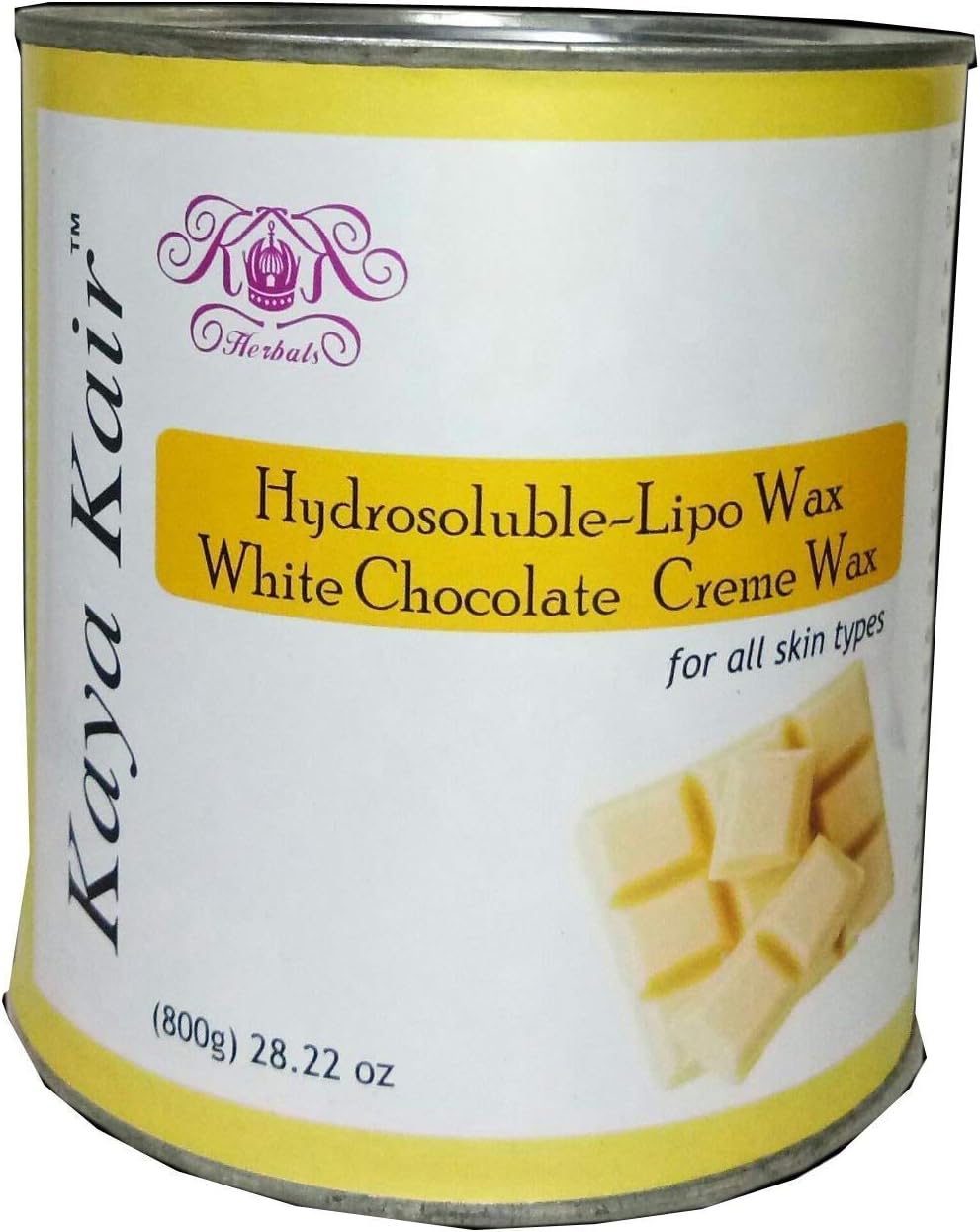 Kaya Kair White Chocolate Wax - Hair Removing Body Wax800gm