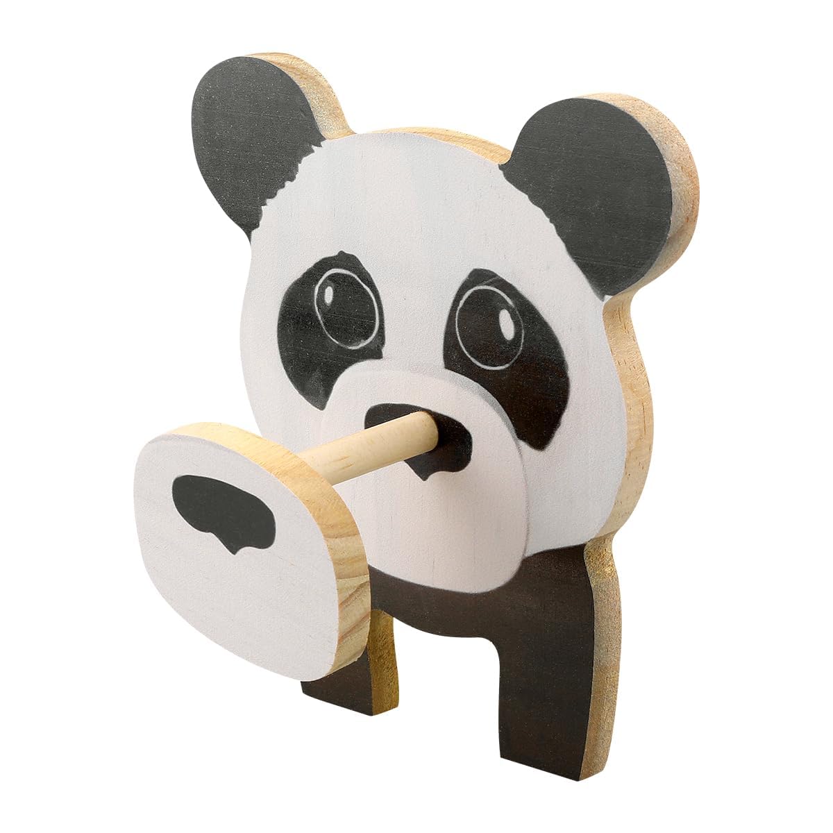 GLADFRESIT Wood Glasses Holder Wooden Panda Spectacle Frames Eyeglass Holder Display Stand Glasses Stand Storage Accessories Suitable for Bedroom Living Room Office Desk Decoration