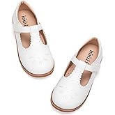 Frank Mully Girls Flats Mary Jane Shoes Round Toe Dress Shoes School Oxford Flats for Toddler/Little Kid