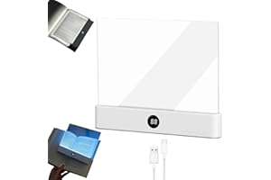 Flat Book Light, Smart Led Book Light, Page Glow Reading Lights, 3 Adjustable Lights Colors, Anti-Glare Intelligent Design, R