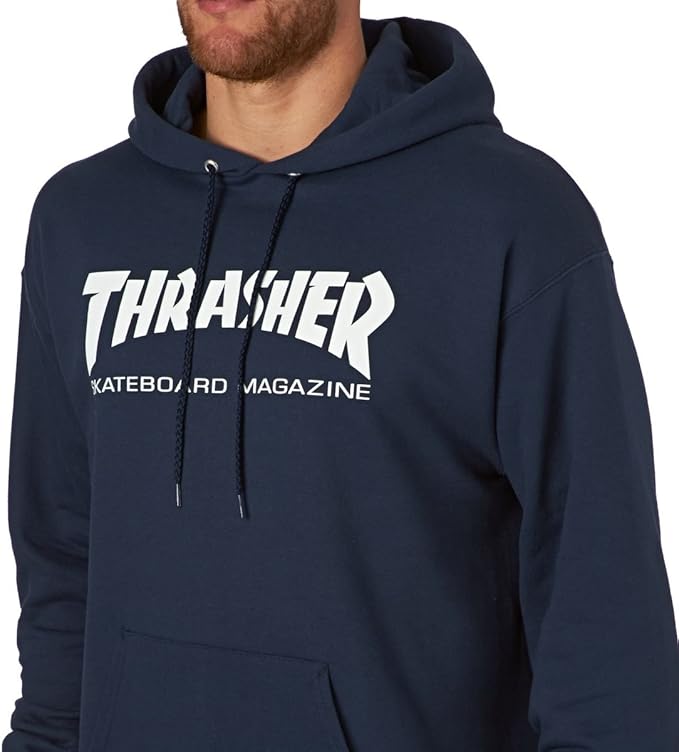 felpa thrasher blu