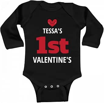 Amazon.com: FUNNYSHIRTS.ORG Smiling Heart Tessa's 1st ...