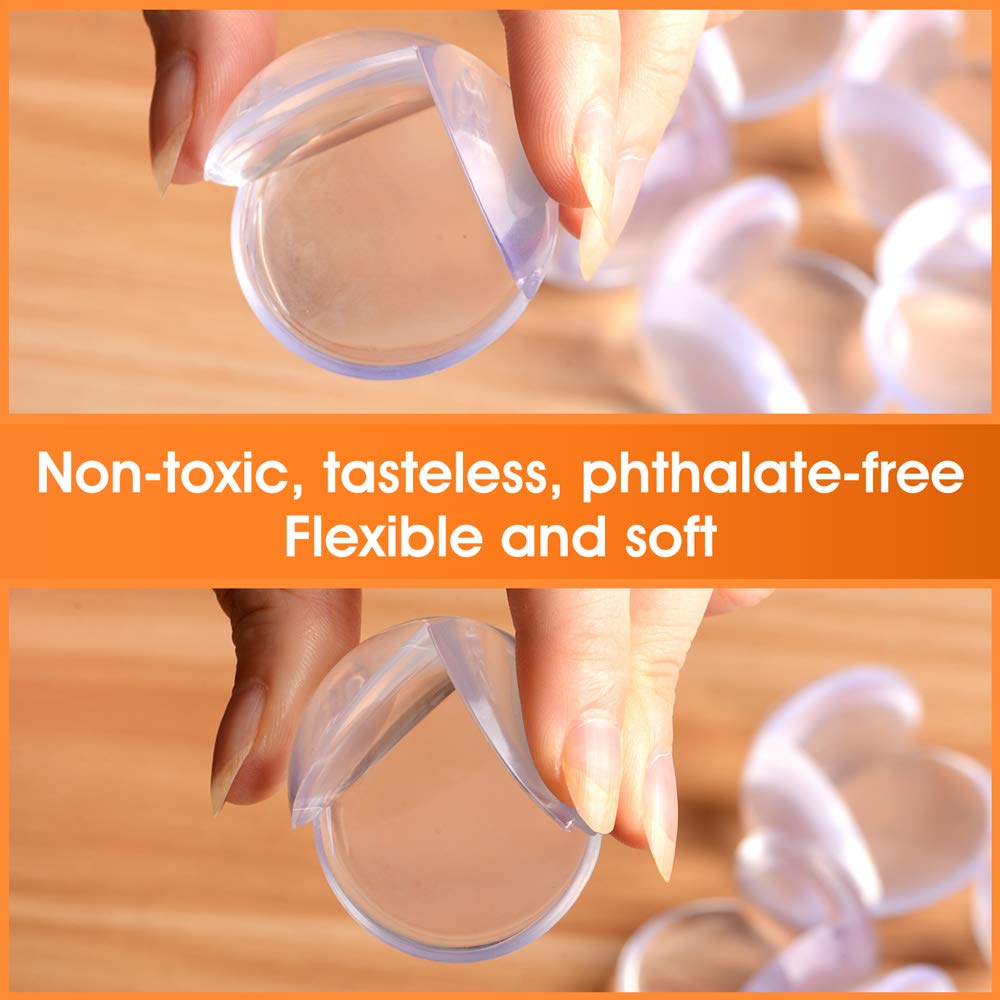 COCOLi Clear Corner Protectors 20 Pack，Baby Proofing Table Corner Guards，Protectors for Child Safety and Furniture Against Sharp Corners : Baby