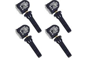 XINYIPARTS Set of 4 Pre-Programmed 433MHz TPMS Tire Pressure Sensors, Replaces 13540602 13598773, Compatible with Chevy Silve