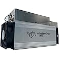 Whatsminer M50S 132TH/S Bitcoin ASIC Miner(26 J/T, 3432W, 220V, SHA256), High Reliable, SHA256 Algorithm (BTC/BCH/BSV), Air-Cooling, PSU/Power Cord Included (Renewed)