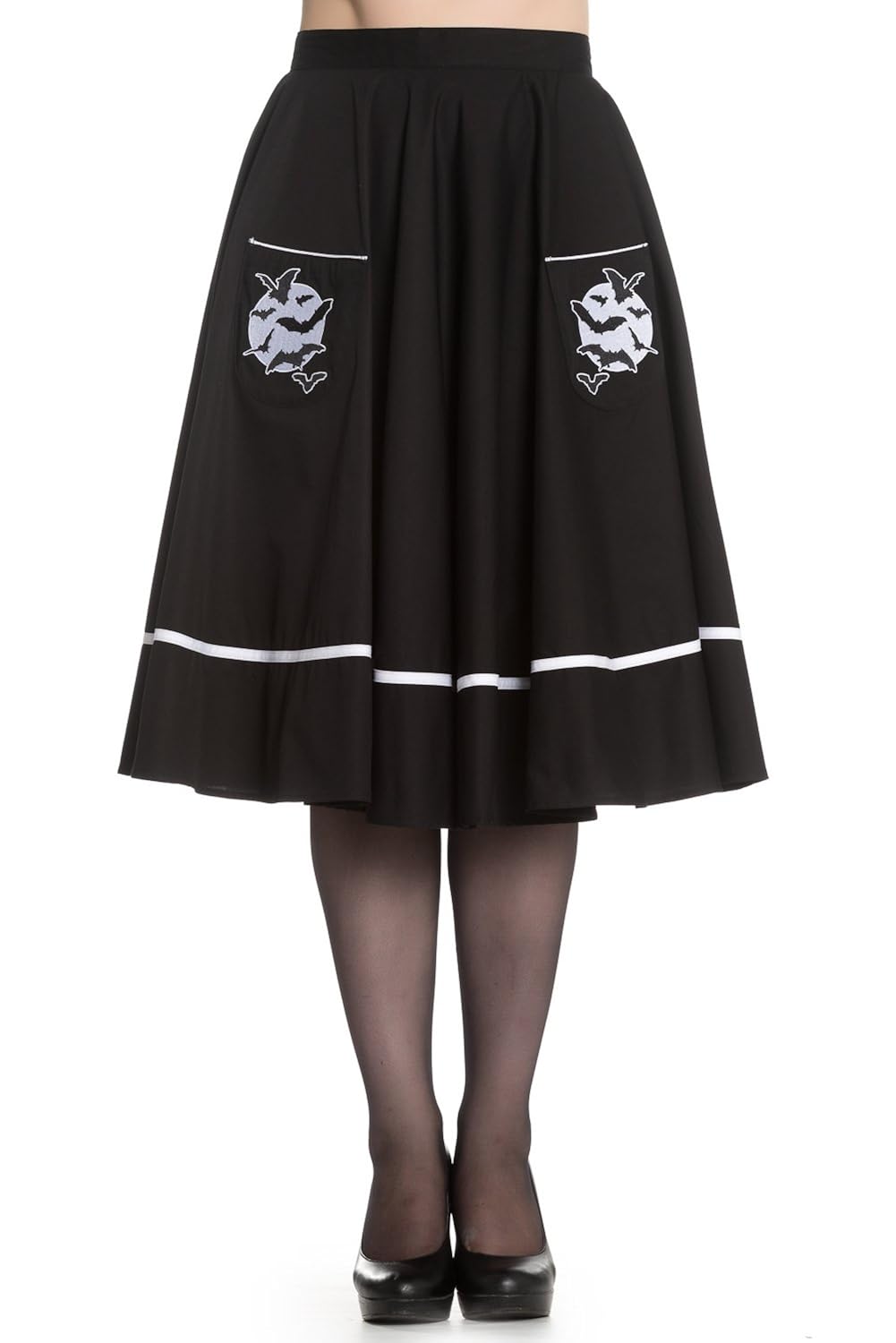 Banned Retro Tara Halloween Night Hooded Dress Black