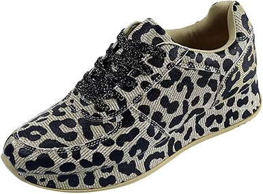 ladies leopard print sneakers