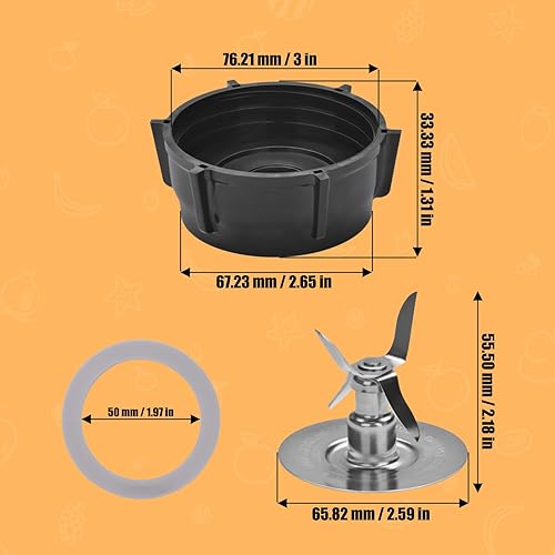 Blender Replacement Parts Blender Blade with ABS Plastics Base and