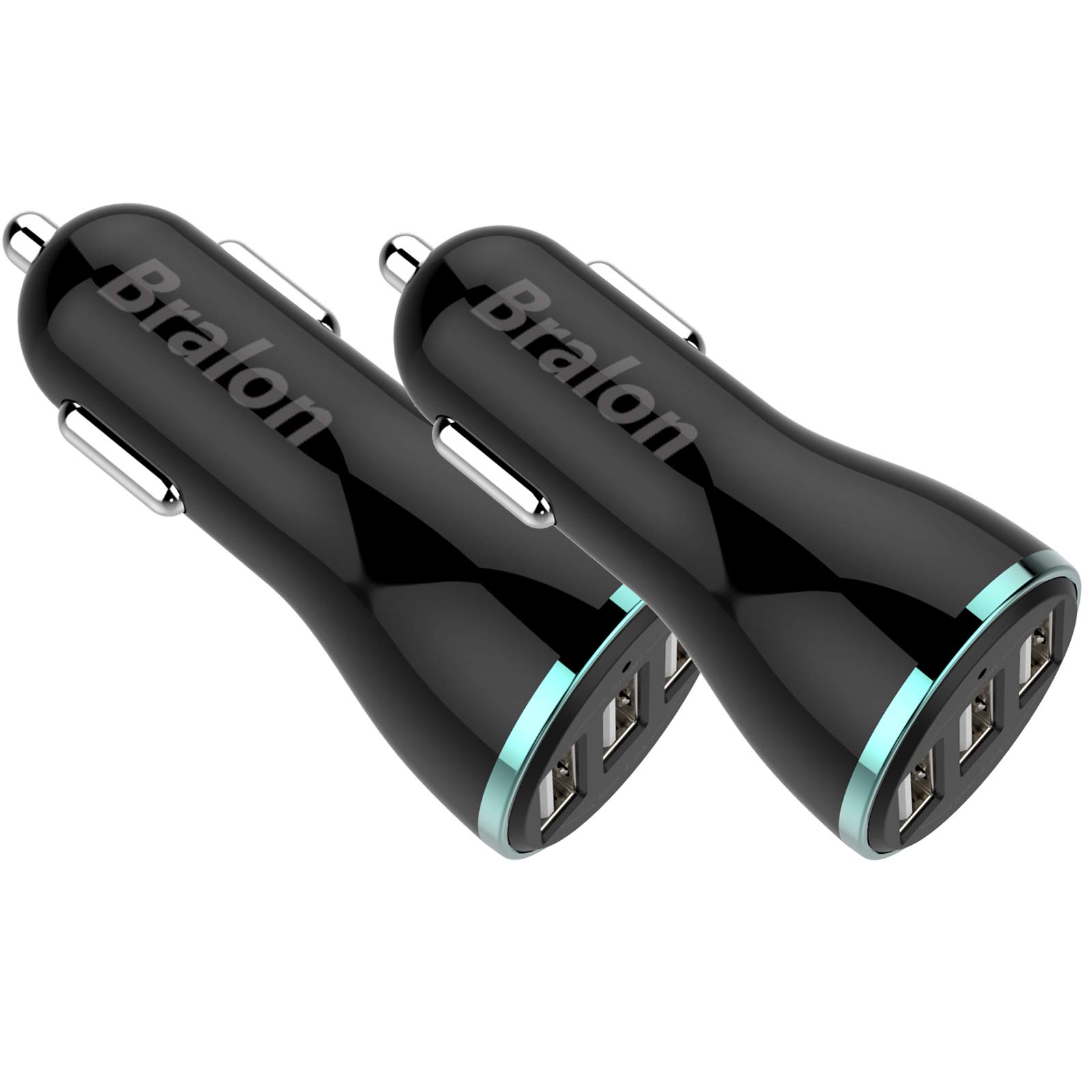 USB Car Charger[2-Pack],Bralon 24W/4.8A Rapid Car Charger Compatible with Phone 12(Pro Max)/12 mini/11 Pro Max/Xs/Xs max/Xr/X/8,G.alaxy Note S10/S9/S8 and More