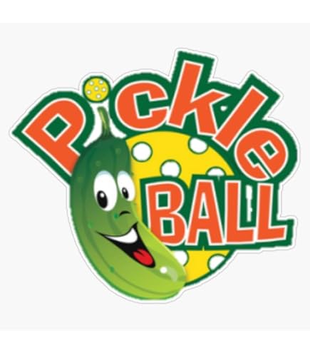 Pickle Playing Catch, High Quality Vinyl Stickers Pickle Playing Catch, High Quality Vinyl Stickers