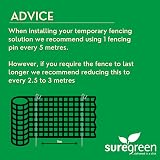 Suregreen Steel Fencing Pins 1.2m 8mm Garden Stakes 10 Pack view 2