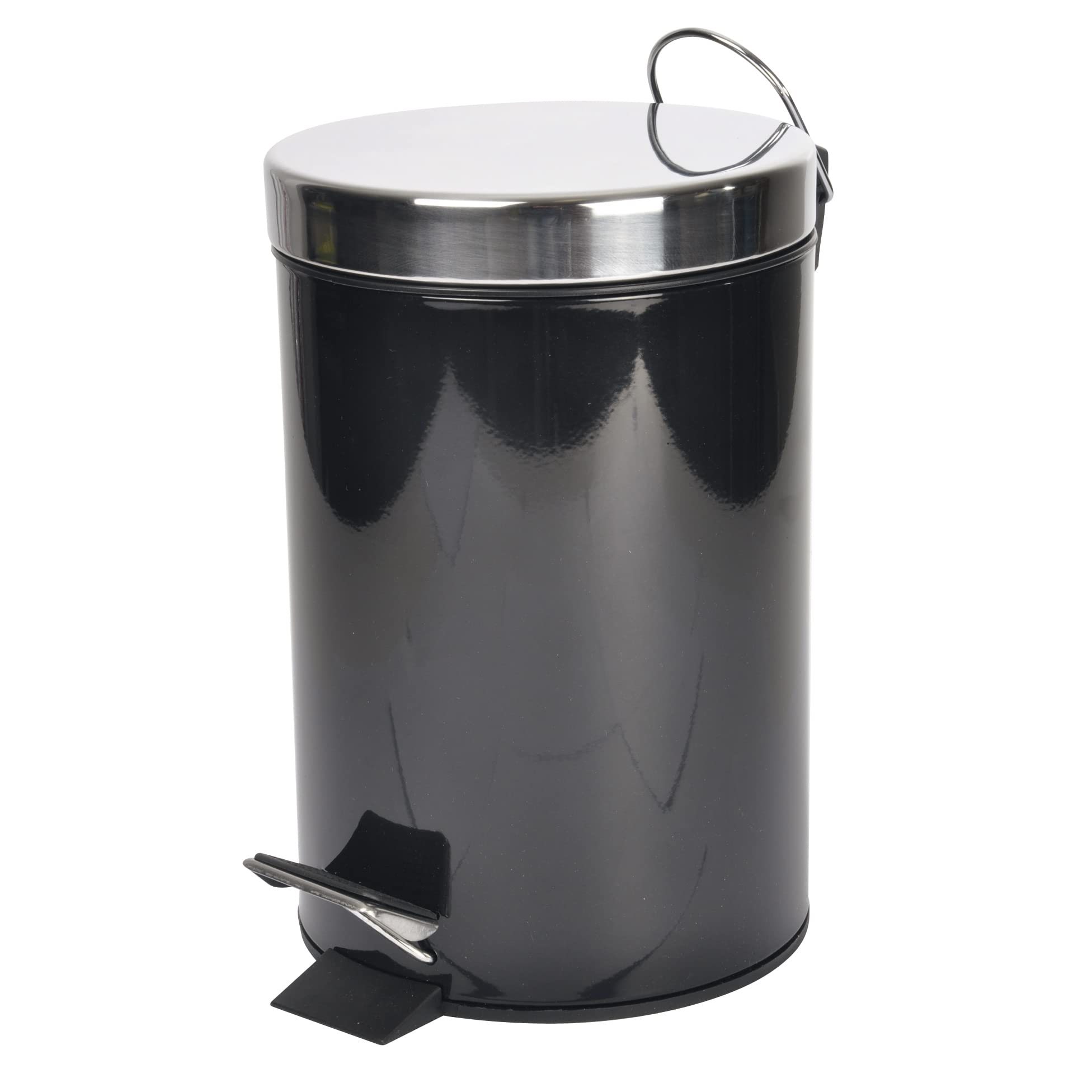 Douceur d'Intérieur Metal Bin 3 L black