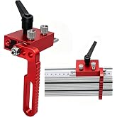 3.5" Fence Flip Stop for Table Saw, Miter Saw, Drill Press, T Track Stop Block, T Track Accessories For Woodworking, Universal, Calibratable Reading Cursor, Effortless Adjustment