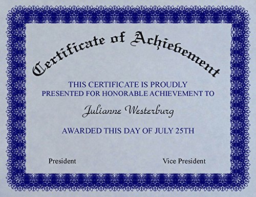 50 Blue Parchment 65lb Cover Weight Paper 8" X 10" (8X10 Inches) Photo|Picture-Frame Size - Printable Old Parchment Semblance