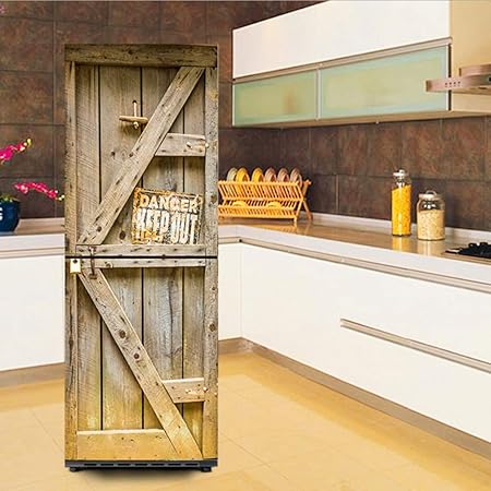 JY ART Pegatinas De Nevera Pegatina de la Puerta del refrigerador ...