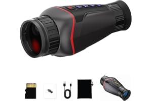 DUMJUG 4K Digital Night Vision Monocular, 1314FT Full Dark Distance, Photo & 4K Video Recording, Manual Focus & Diopter, Night Vision Goggles with Infrared Illuminator, SD Card