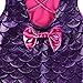BAOHULU Girl's Spliced Diamond Gymnastics Sleeveless Tank Leotard 3-12 Years (10A(Recommended age 8-10Y), Purple)