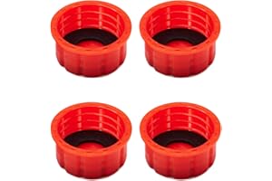 Mapleza 4 PCS 1/2/5 Gallon Gas Can Cap -Perfect Replacement Lid for Gasoline Cans Fit for Midwest, Briggs and Stratton Gas Cans - Gas Can Cover Replacement