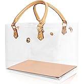 KTNGY Clear PVC DIY Tote Bag Handbag Making Kit Handmade Gift Bag Craft Accessory Tool Set Birthday Holiday Gift Bag