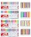 Caliart 240 Gel Pens Set for Adult Coloring Books Doodling Drawing Scrapbooking - 120 Coloring Pens Plus 120 Unique Refills
