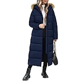 Jyanl Long Winter Coats for Women Maxi Length Puffer Coat Warm Quilted Jacket Ladies Full Length Down Fur Hood Trendy 2026