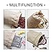 40 Pieces Burlap Bags with Drawstring, 5.4x3.7 inch Burlap Drawstring Gift Bag Jewelry Pouches for Wedding and Party Favors, DIY Craft, Presents, Christmas