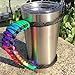 MOCE Handmade Paracord Handle for 20 oz. Tumbler, Colorful/Black