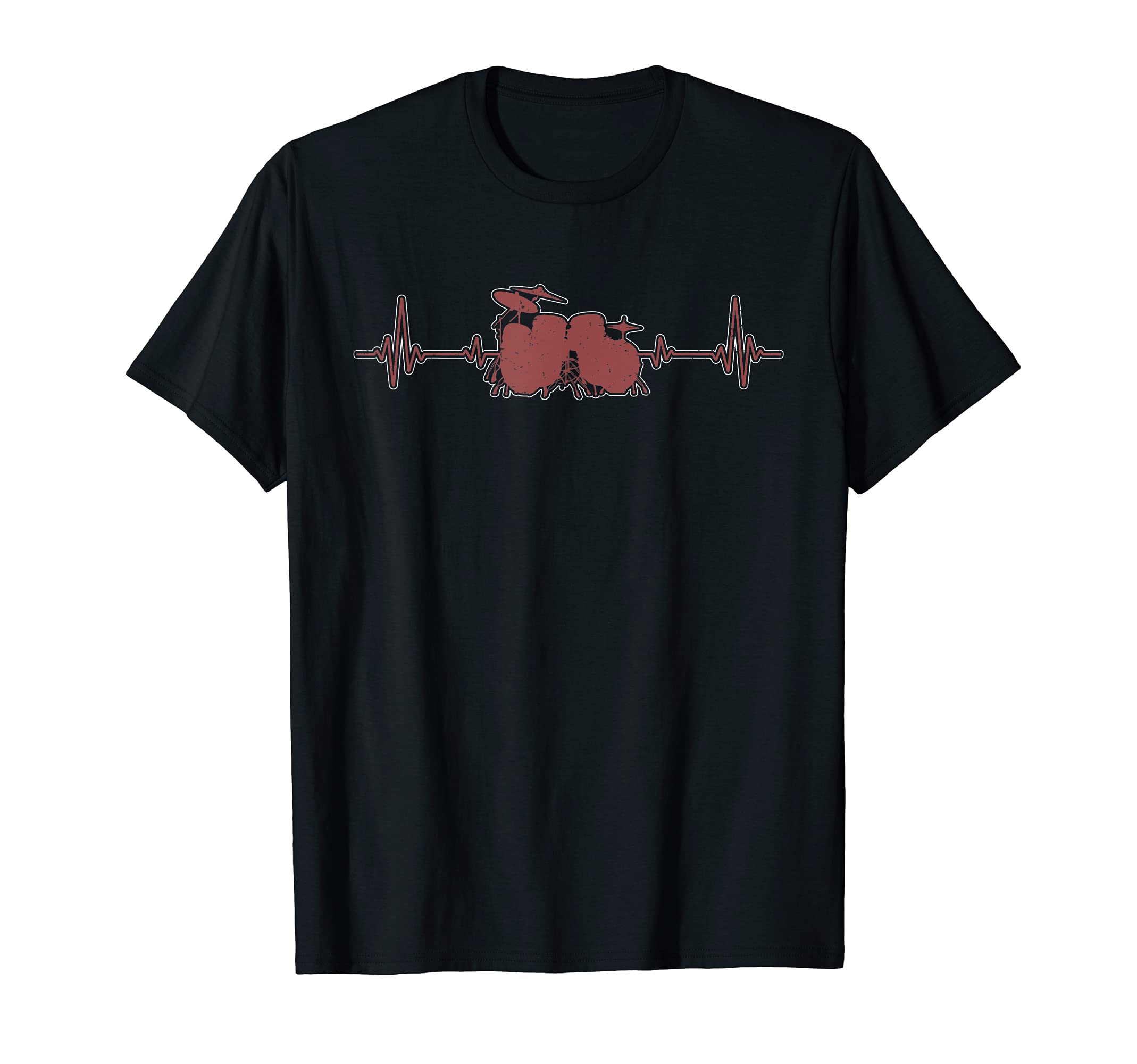Percussion Drummer Heartbeat Musical Instrument Music Drums T-Shirt