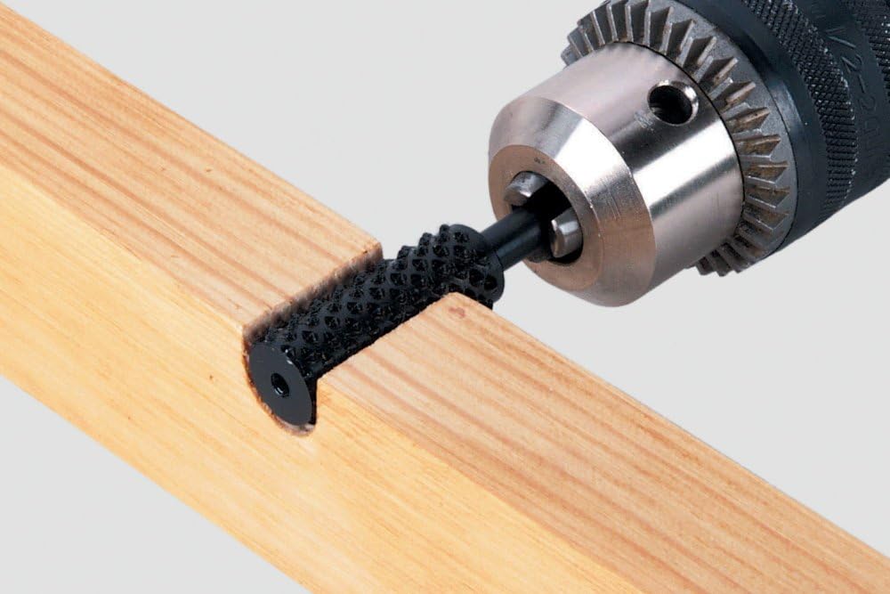 wolfcraft Rotary Rasp for Wood I 2531000, Silver, ø 12 x 35 mm - Image 3