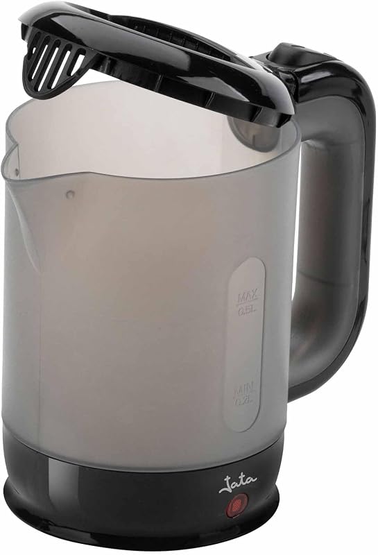 JEHA1240 - Chaleira Elétrica 0,5 L 900W, Chaleira Mini Compacta sem BPA, Desligamento Automático, Proteção contra Fervura Seca, Resistência Oculta, Visualizador de Água