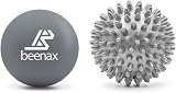 Beenax Lacrosse & Hard Spiky Massage Ball Set for Trigger Point Relief