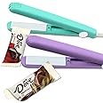 thumbnail interactive-video image 1 of 2 Pack Mini Heat Sealer For Bags - Handheld Food Bag Sealer, 45 Inch Power Cord, For Chips, Snacks, Plastic Bags (Green & Purple) 1 of 4