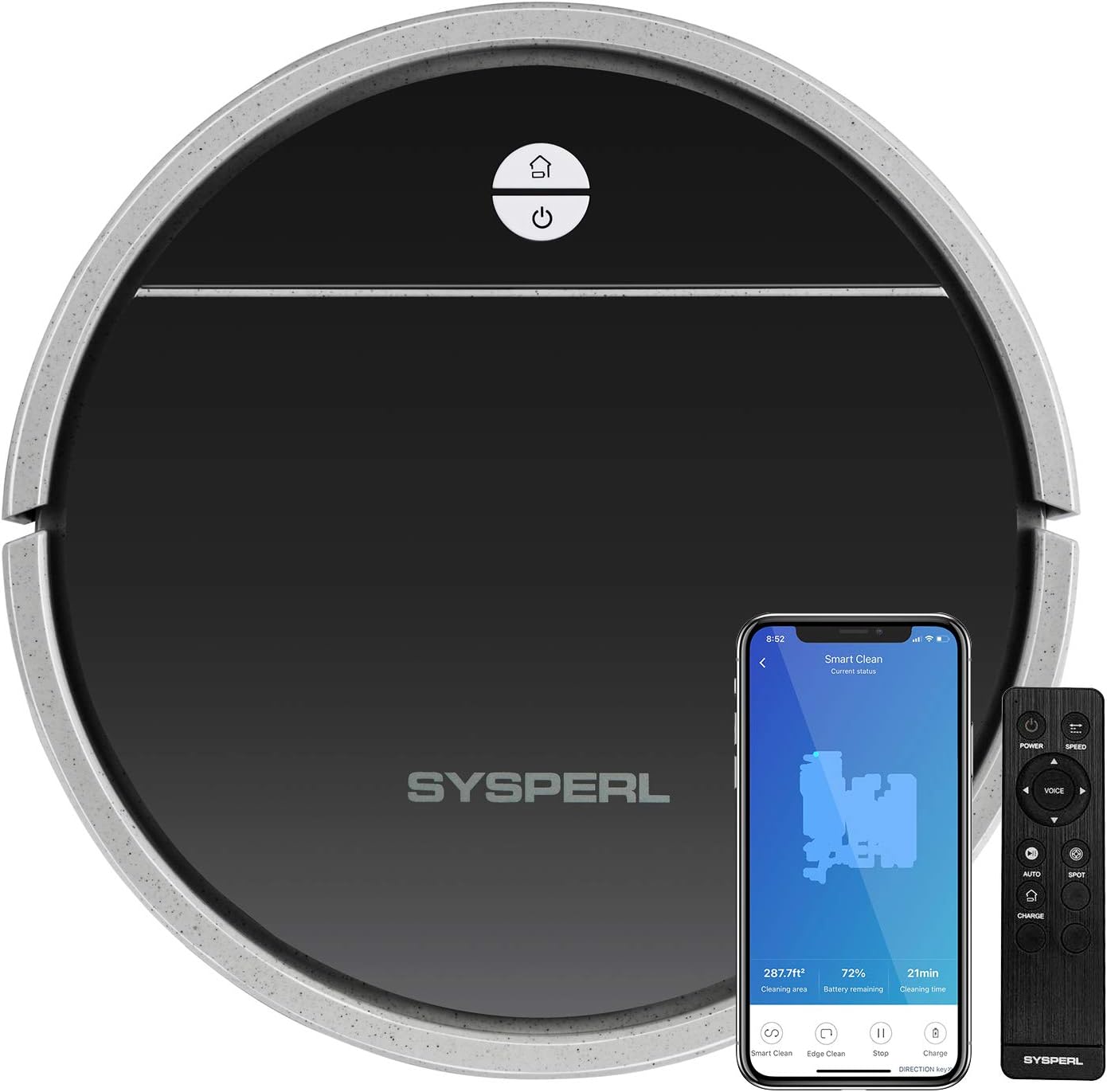 Smart Cleaning The Automatic Robotic Vacuum Cleaner Has Smart Gyroscope Navigation Technology Z Shape Cleaning Path Self Charging Anti Collision Anti Drop System A Quiet Cleaning The Cleaning Robot Uses Brushless Motor Togreatly The Vacuum Noise