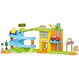 XXL Super Parkhaus Parkgarage Garagenhaus + 3 Autos + Autobahn