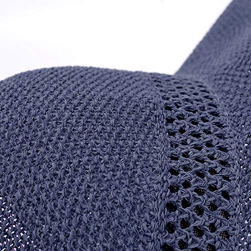image for Rosoz Summer Straw Beach Sun Visor Ponytail Hats for Women UPF Protect