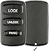 KeylessOption Just the Case Keyless Entry Remote Key Fob Shell