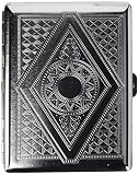 Victorian Era Crush Proof Chrome Cigarette Case (Hold King Size and 100mm)