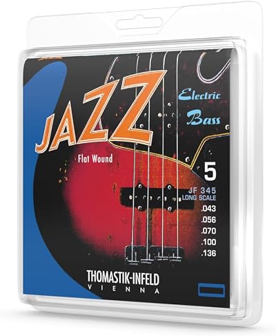 Thomastik-Infeld Jazz Bass Flat Wound 34" Long Scale JF345 5-String