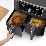 Stone TH 120Pcs Air Fryer Liners for Ninja Dual Air Fryer Parchment Paper Liners view 2