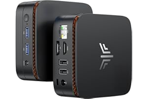 KAMRUI Essenx E1 Mini PC, N95 Processor (up to 3.4GHz), 12GB LPDDR5 RAM 256GB M.2 SSD, Mini Desktop Computer Support Dual 4K, WiFi, Ethernet for Business, Office, Home