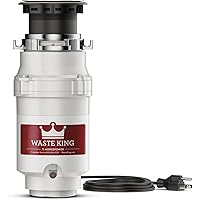 Moen Waste King Legend L-1001 Garbage Disposer, 1/2 hp Motor