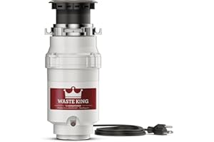 Moen Waste King Legend L-1001 Garbage Disposer, 1/2 hp Motor