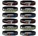 Inkstone 12 pcs Football Motivational Silicone Bracelets – Sports Wristbands with Inspiring Quotes, Team Spirit Gifts & Football Party Favors