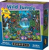 Dowdle Folk Art Wild Jungle Jigsaw Puzzle (100  Pieces)