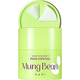 KAHI Cleansing Balm Pore Control Mung Bean - Nourishing & Hydrating Facial Cleanser Makeup Remover Balm with AHA, BHA (Salicylic Acid), PHA, and LHA - Gentle Exfoliating Korean Skincare 1.69 oz