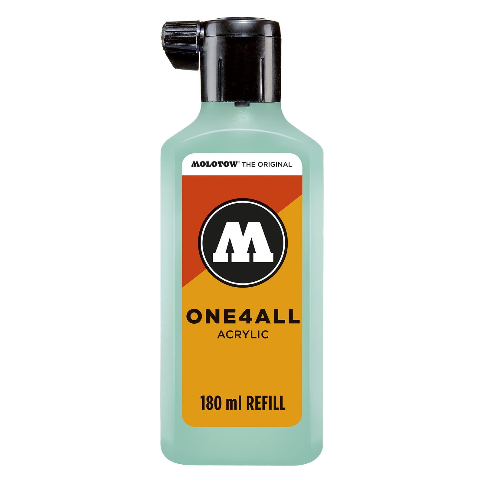 Molotow ONE4ALL Refill Acrylic Colour 020 Lago Blue Pastel, 180 ml, Refill Ink for Permanent Markers